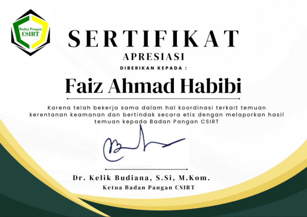 Sertifikat UB