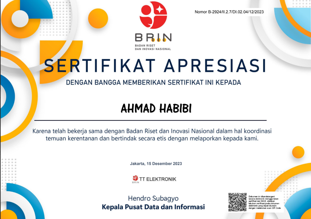 Sertifikat Amikom