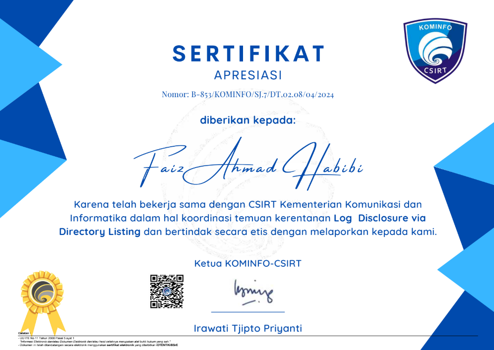 Sertifikat Amikom