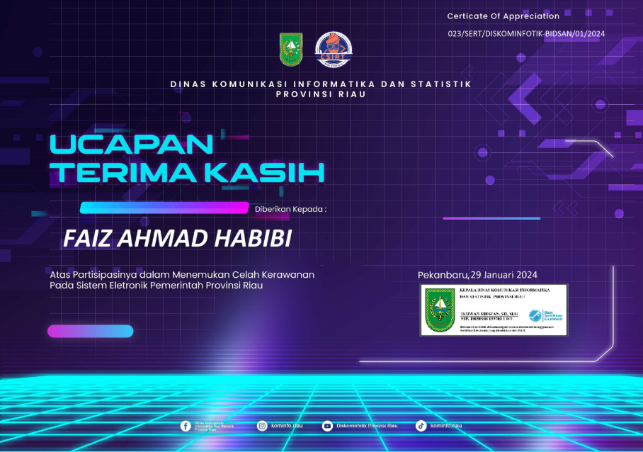 Sertifikat Amikom
