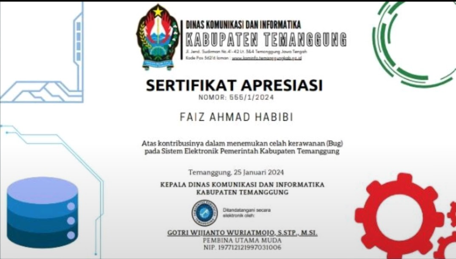 Sertifikat Amikom